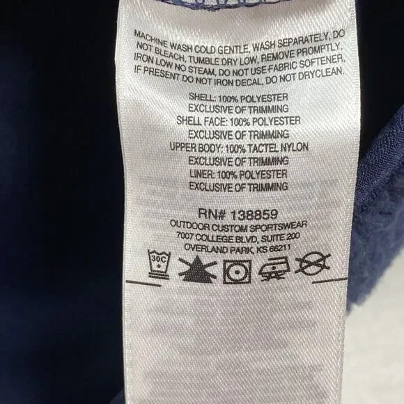 Gonzaga University Columbia Jacket Men's Large‎ Mountain Side Shearling Fleece